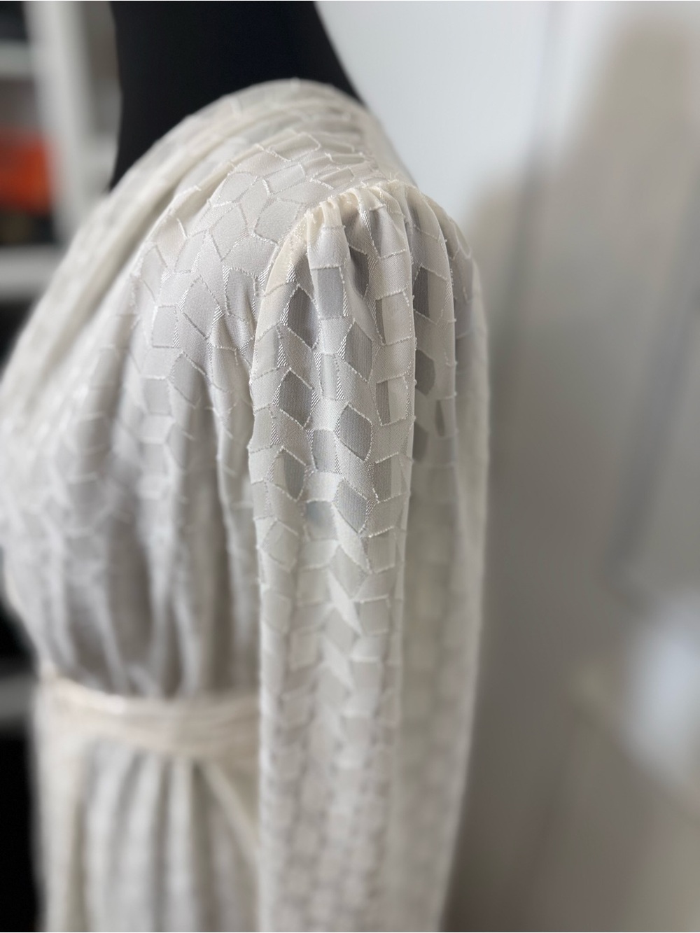Shoshanna Emilie Dress Ivory Cream Ruffle Bridal Occasion size 2 - Picture 11 of 14